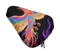 Radiant Phoenix Bike Seat Cover - Waterproof Bike Seat Cushion for Women & Men, Comfort, Soft Bicycle Saddle Covers Universal Fit Road/Mountain/Spin Bikes with Drawstring