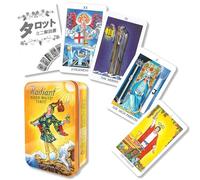Radiant Rider Weight Tarot in a Tin Case, Radiant Rider-Waite Tarot in a Tin, Japanese Instruction Manual (English Language Not Guaranteed)