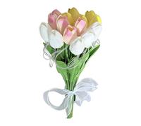 Radiant Romantic Tulip Ligh,Twinkling Tree Tulips Led Night Light That Never Fade, Never-Fade Artificial Tulips,Flower Shaped Ambient Night Lamp For Bedroom Wedding Decor & Gift Mix Color 20PCS