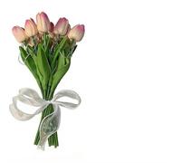 Radiant Romantic Tulip Lights, 15Pack Warm & Soft Lighting, Twinkling Tulips Tree, 3D Realistic Modeling, Twinkling LED Tulips that Never Fade for Home Decor