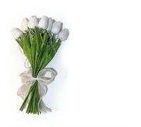 Radiant Romantic Tulip Lights, 15Pack Warm & Soft Lighting, Twinkling Tulips Tree, 3D Realistic Modeling, Twinkling LED Tulips that Never Fade for Home Decor