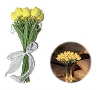 Radiant Romantic Tulip Lights, 15Pack Warm & Soft Lighting, Twinkling Tulips Tree, 3D Realistic Modeling, Twinkling LED Tulips that Never Fade for Home Decor