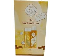 Radiant Shower Duo Gift Set Body Wash and Foam Burst Shower Mousse Floral and Nectar Fragrance Pamper Duo (Radiant Duo)