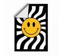 Radiant Smile Graphic Unframed Wall Art Print A3 (42×29.7cm), Wall Decor for Living Room, Bedroom, Office & Home, Art Gift