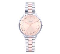 Radiant - Soul Collection - Analogue and Automatic Watch for Women. Bracelet Watch with Silver Dial Pink Stainless Steel Size 38 mm. 3ATM., Multicoloured, Bracelet