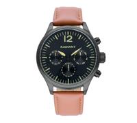 Radiant Team Men's Analogue Quartz Watch with Synthetic Strap RA641701, Brown, Classic