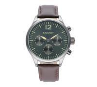 Radiant Team Men's Analogue Quartz Watch with Synthetic Strap RA641702, Brown, Classic