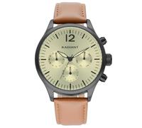 Radiant Team Men's Analogue Quartz Watch with Synthetic Strap RA641704, Brown, Classic