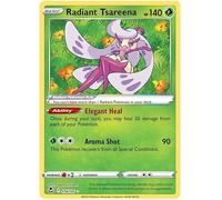 Radiant Tsareena 016/195 Rare Radiant Pokemon Card (SWSH Silver Tempest) + 1x TitanCards® Toploader