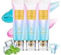 Radiant Whitening Toothpaste, Triple Whitening Nicotinamide Toothpastes, Stain Removal Natural, Long-Lasting Fresh Breath, Cavity Prevention and Enamel Repair Toothpaste for Sensitive Teeth (3)