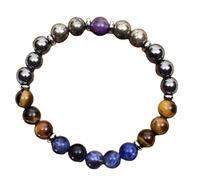 RadiantRover Strong Healing Crystal Bracelet 8MM Genuine Stone Bracelet Lucky Beaded Chakra Bracelets 6.5 inch Positive Energy Bracelets Inspirational Gifts for Women Mom