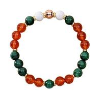 RadiantRover Strong Healing Crystal Bracelet 8MM Genuine Stone Bracelet Lucky Beaded Chakra Bracelets 6.5 inch Positive Energy Bracelets Inspirational Gifts for Women Mom