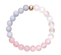 RadiantRover Strong Healing Crystal Bracelet 8MM Genuine Stone Bracelet Lucky Beaded Chakra Bracelets 6.5 inch Positive Energy Bracelets Inspirational Gifts for Women Mom