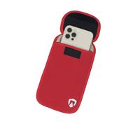 RadiArmor EMF Blocking Cell Phone Sleeve - EMF Blocking Pouch That Fits Most Cell Phones - Updated Version (Red, Large)