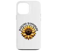 Radiate Happiness Sunflower Inspirational Design Case for iPhone 13 Pro Max