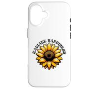 Radiate Happiness Sunflower Inspirational Design Case for iPhone 16