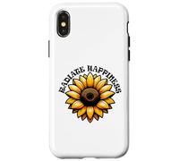 Radiate Happiness Sunflower Inspirational Design Case for iPhone X/XS