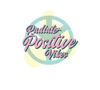 Radiate Positive Vibes Women's T-Shirt - White - L - White