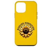 Radiate Positivity Sunflower Inspirational Design Case for iPhone 12 mini