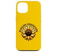 Radiate Positivity Sunflower Inspirational Design Case for iPhone 13