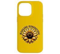 Radiate Positivity Sunflower Inspirational Design Case for iPhone 14 Pro Max