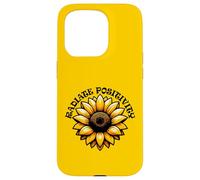 Radiate Positivity Sunflower Inspirational Design Case for iPhone 15 Pro