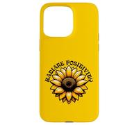 Radiate Positivity Sunflower Inspirational Design Case for iPhone 15 Pro Max