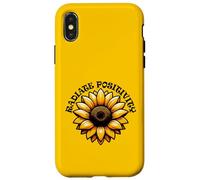 Radiate Positivity Sunflower Inspirational Design Case for iPhone X/XS
