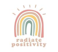 Radiate Positivity Women's T-Shirt - White - XL