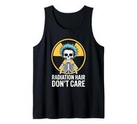 Radiation Hair Don’t Care Funny X-Ray Tech Skeleton Tank Top