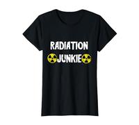 Radiation Junkie Radioactivity Nuclear Nuclear Power Radiology T-Shirt, Women, Black, X-Large