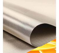Radiation Protection Cloth EMF Fabric Cloth Faraday Shielding Fabric Faraday Cage Blocking RFID/RF-Reduce EMF/EMI Protection,silver-7x1.1m