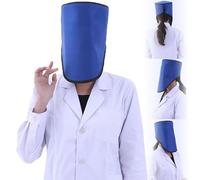 Radiation Resistant Lead Cap for Head Face X-Ray Protection - 0.35/0.5mmpb, Radiation Protection Face & Thyroid Mask Lead Hat, X-Ray Protection Rubber Hat 0.35mmpb