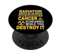 Radiation Rewarding Funny Chemo Chemotherapy Cancer Patient PopSockets Adhesive PopGrip