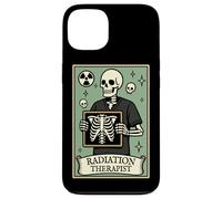 Radiation Therapist Tarot Card Skeleton Oncology Rad Therapy Case for iPhone 13