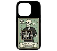 Radiation Therapist Tarot Card Skeleton Oncology Rad Therapy Case for iPhone 15 Pro