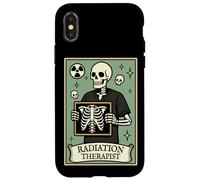 Radiation Therapist Tarot Card Skeleton Oncology Rad Therapy Case for iPhone X/XS