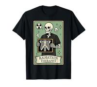 Radiation Therapist Tarot Card Skeleton Oncology Rad Therapy T-Shirt