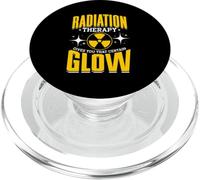 Radiation Therapy Gives You That Certain Glow Humor PopSockets PopGrip for MagSafe
