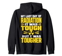 Radiation Therapy Tough Cancer Warrior Zip Hoodie