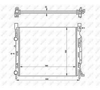 Radiator 53002 4155000102 8200455801