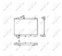 Radiator 53582 1770062J00 1770063J00