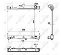 Radiator 53930 1770080A00 1770081A00