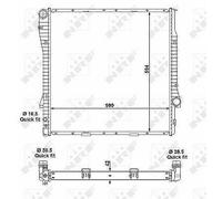 Radiator 55328 1439101 17101439101