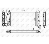 Radiator 58155 1300173 90531547