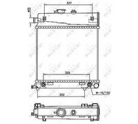 Radiator 58232 2025002003 2025002603 2025005803 2025005903 2025006003