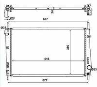 Radiator 58272 1114764 1114765 1115770 1115771 1116764