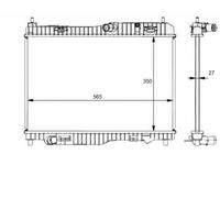 Radiator 59134 1768105 C1B18005AA