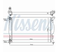 NISSENS 60304A Engine radiator