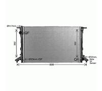 Radiator AI2441 AVA 8W0121251AB 8W0121251H 8W0121251N